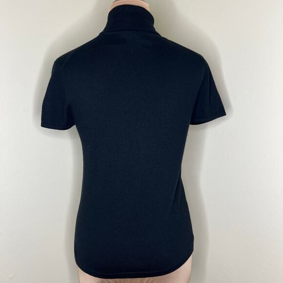 Vtg Brooks Brothers Silk & Cashmere Blend Sweater Small Womens Knit Turtleneck - Picture 3 of 6